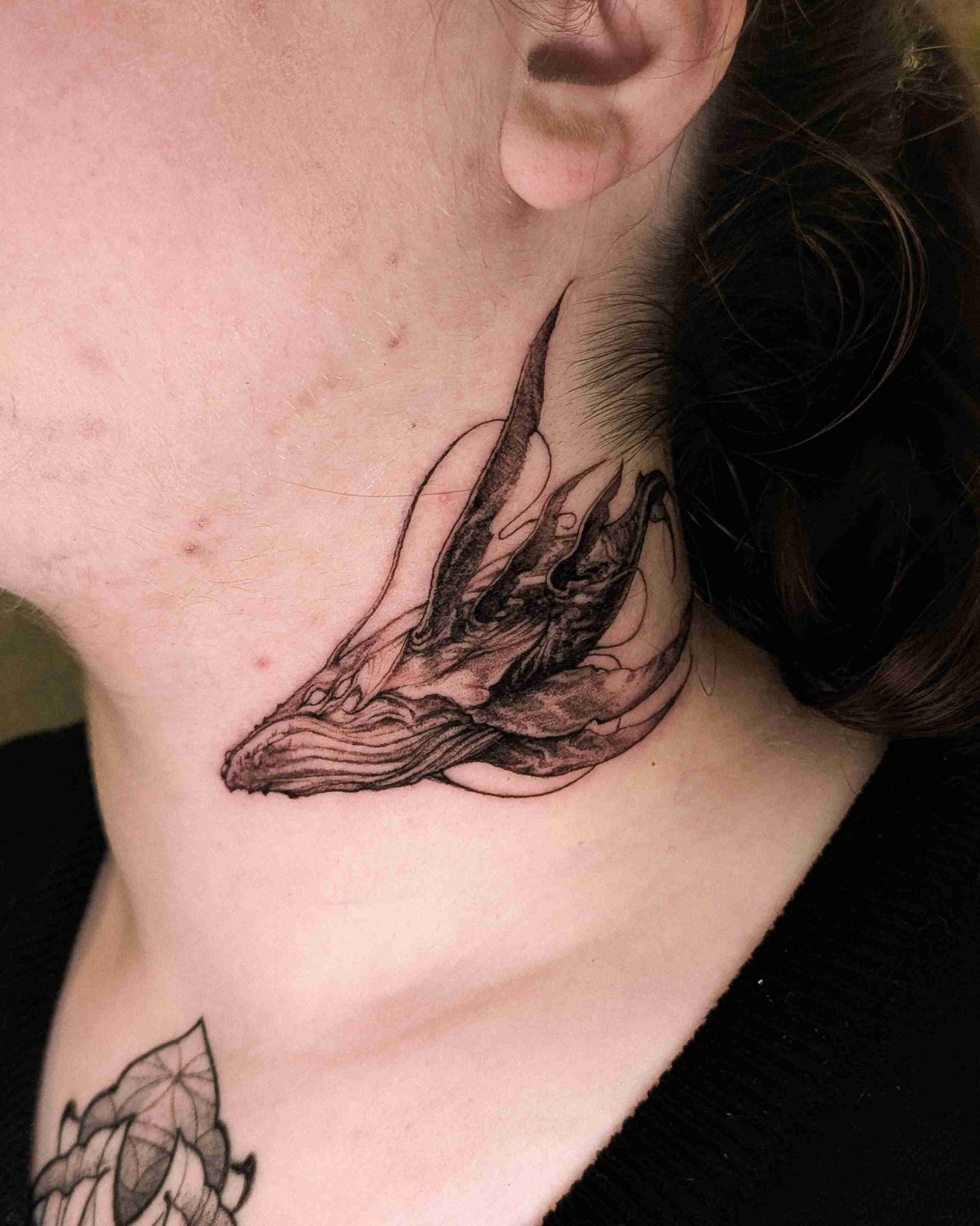 Tatouage Hatsune Miku art nouveau couleur — Louccia